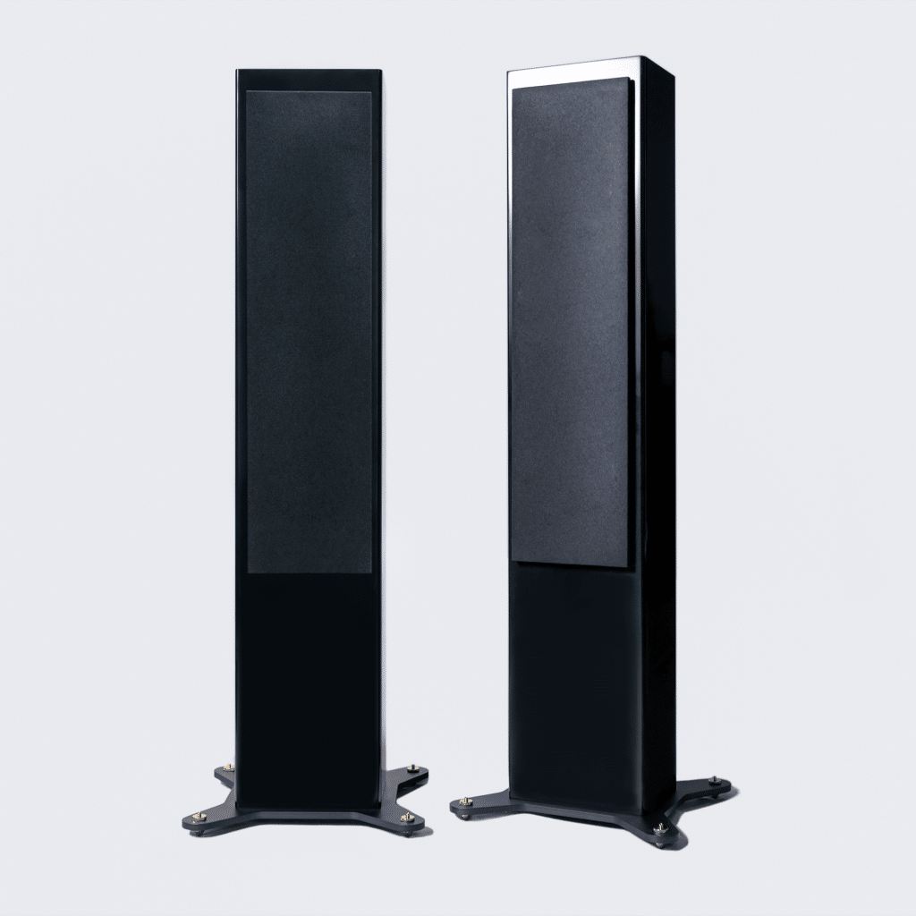 Logos Tower black loudspeakers