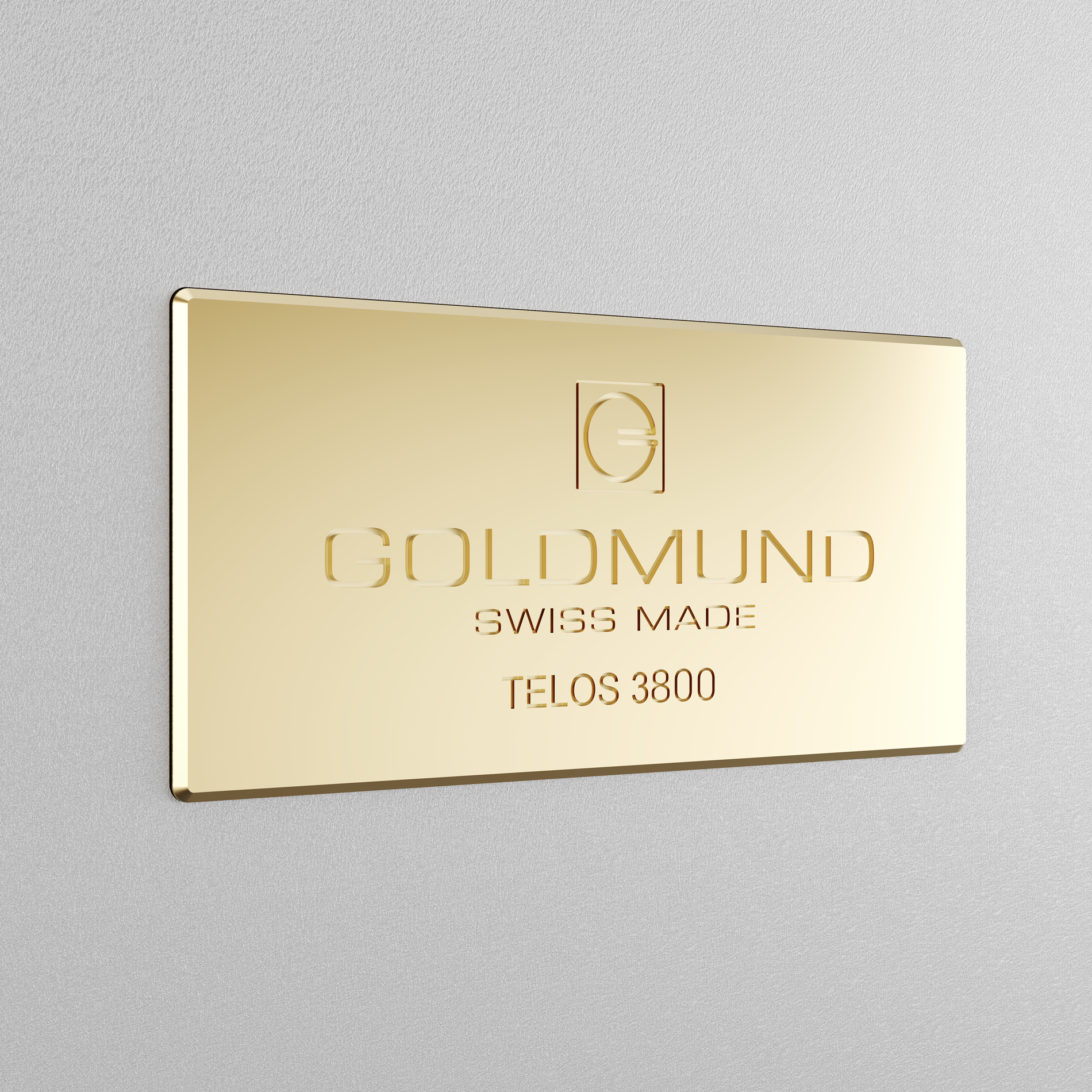 Telos 3800 Gold Plaque